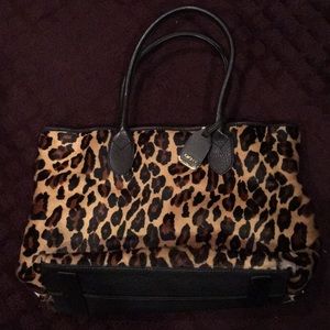 DKNY Leopard Tote